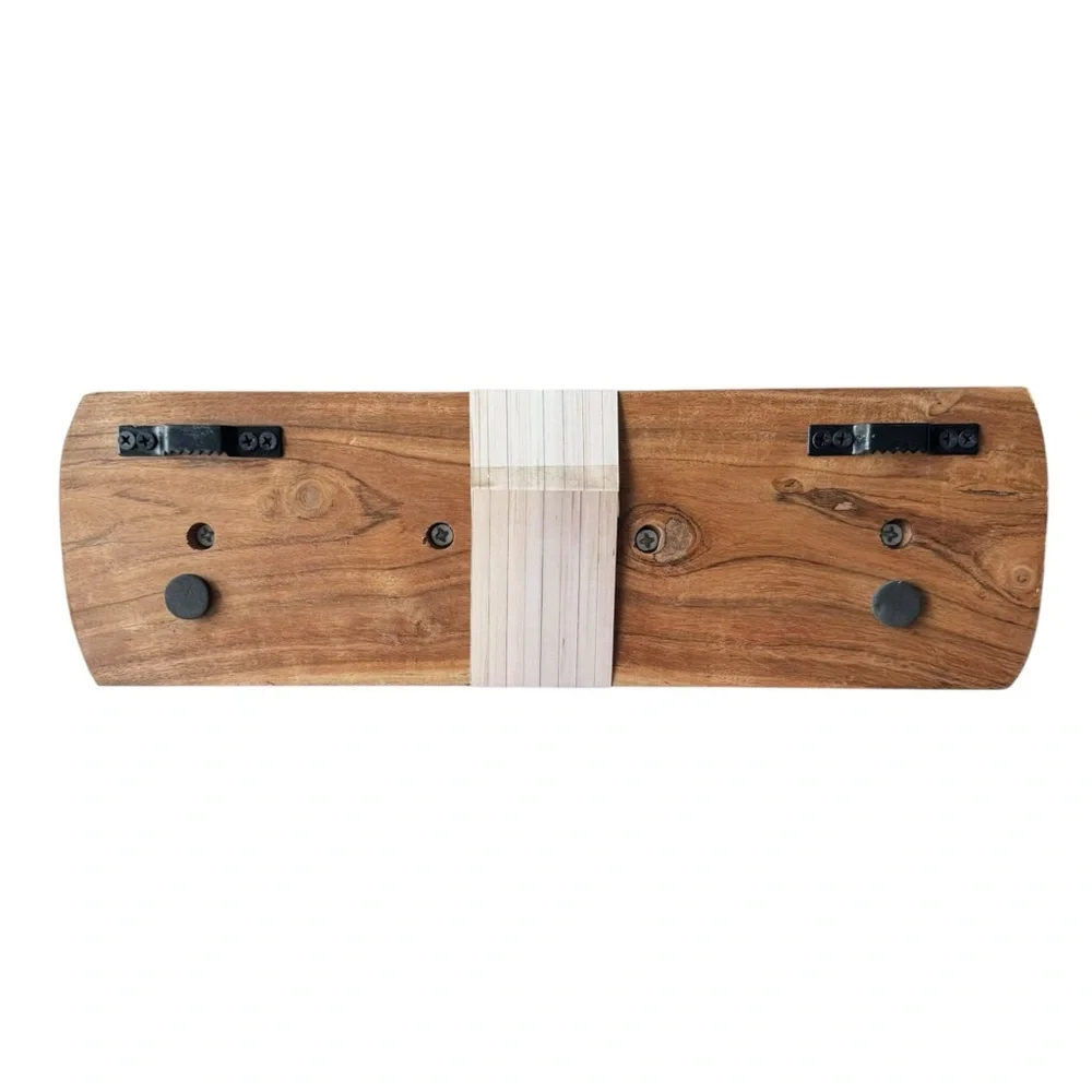 Live Love Bark Wooden Cast Iron Coat Hooks - Dog | NWT